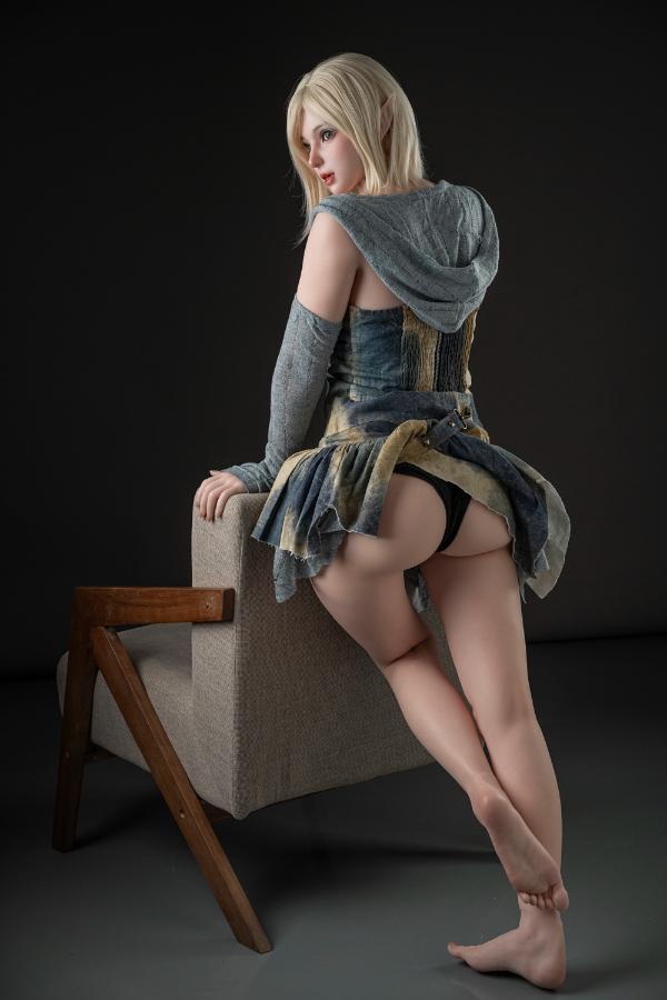 Cute Asian Blonde Silicone Sex Doll Riley