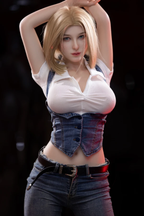 European Blonde Sexy Silicone Sex Doll Alma