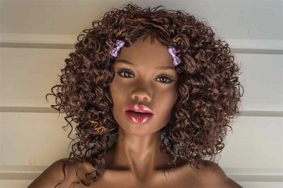 European Black Small-Breasted Sex Doll Eileen