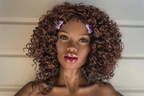 European Black Small-Breasted Sex Doll Eileen