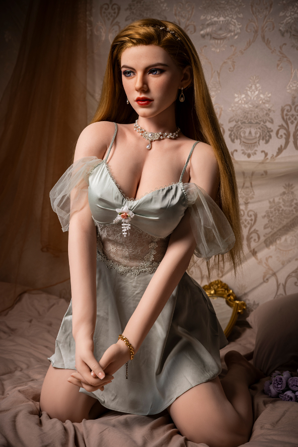 European Blonde Sexy Silicone Sex Doll mandy