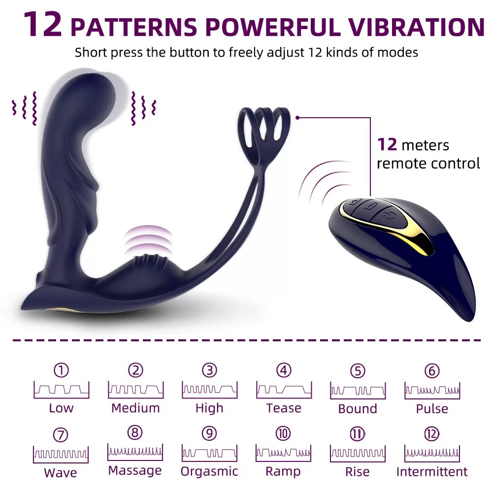 Male Prostate Massage Vibrator Anal B080