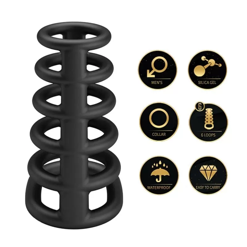 Silicone Penis Sheath Sleeve Sex Toys B089