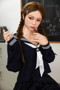 Cute Asian Small-Breasted Sex Silicone Doll Sierra