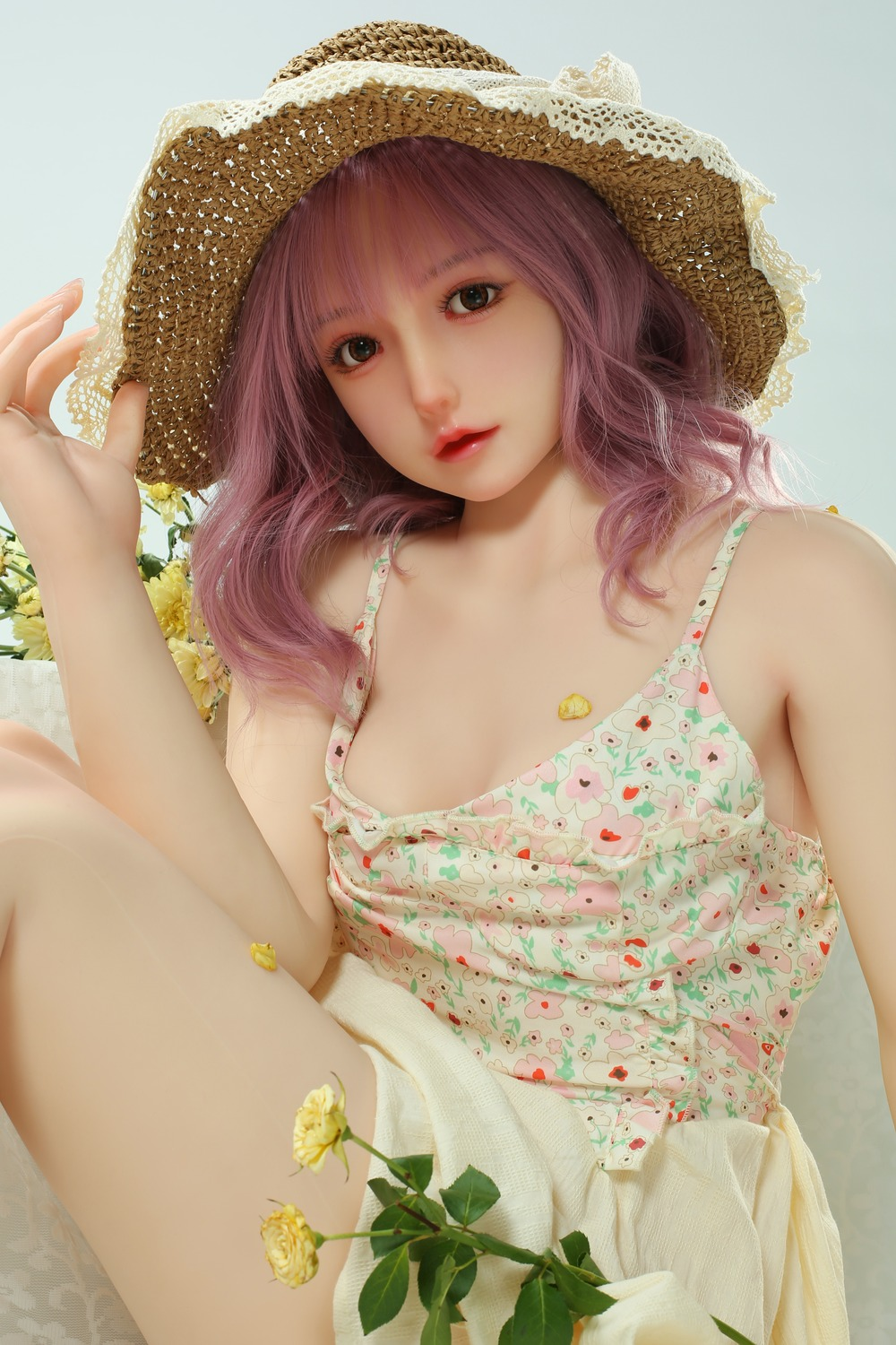 Cute Sexy Asian Silicone Sex Dolls Stella