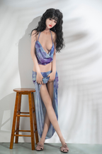 Asian Sexy Small-Breasted Silicone Sex Doll Diana