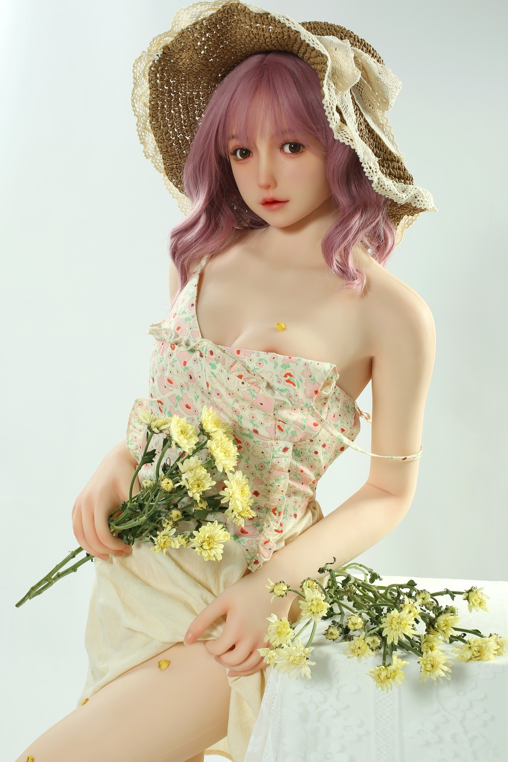 Cute Sexy Asian Silicone Sex Dolls Stella