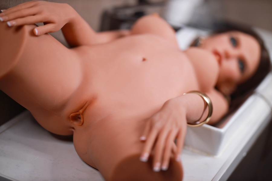 Silicone Sex Torso with Head A062