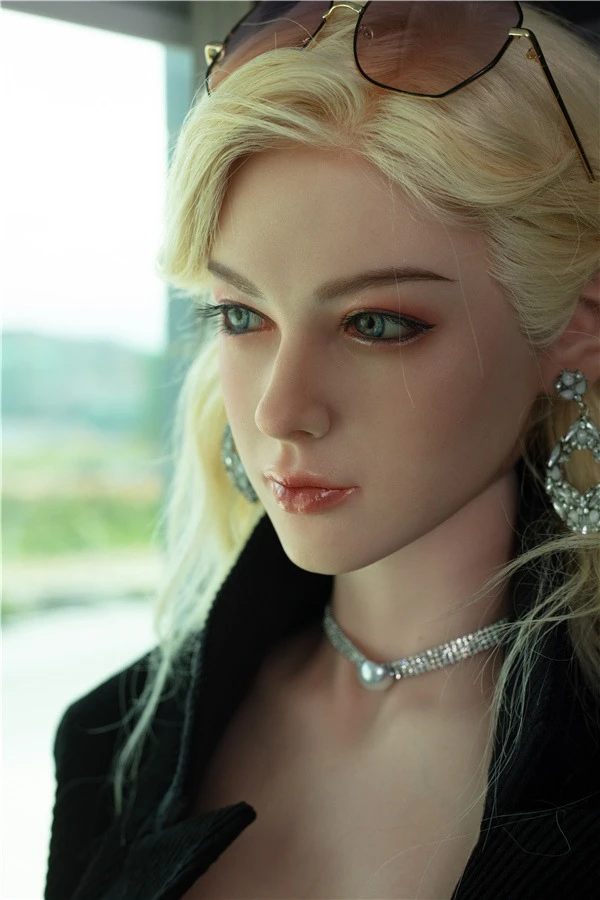 European Blonde-Haired, Blue-Eyed Sex Silicone Dolls  daisy