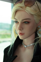 European Blonde-Haired, Blue-Eyed Sex Silicone Dolls  daisy
