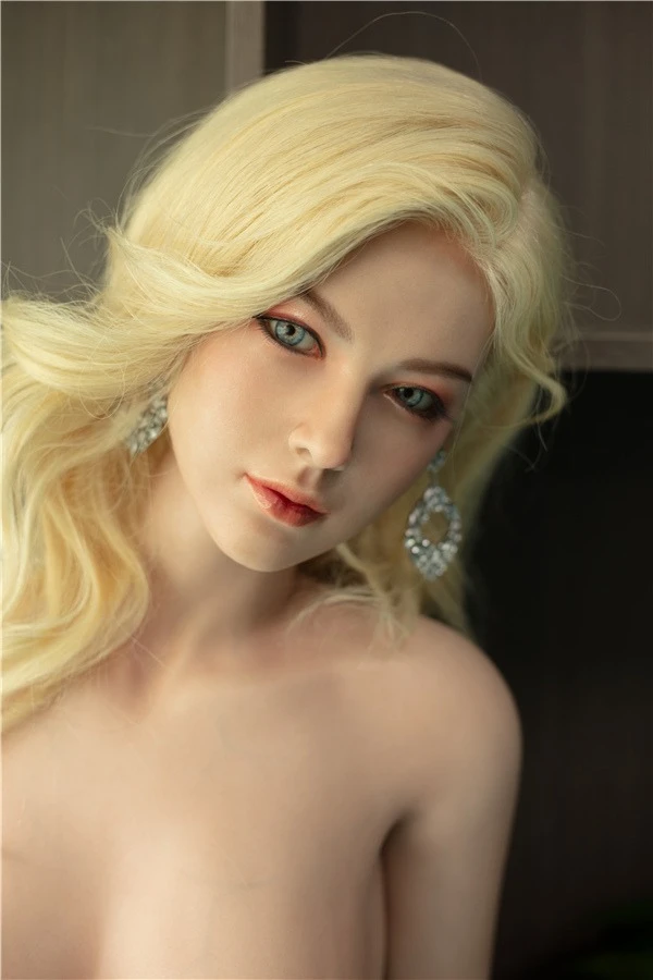 European Blonde-Haired, Blue-Eyed Sex Silicone Dolls  daisy