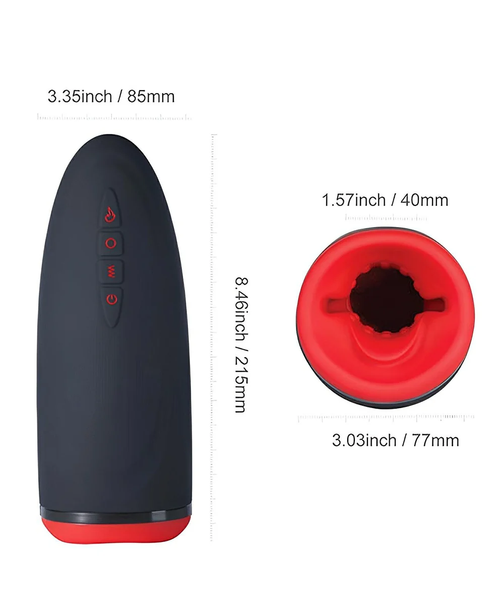 Automatic Oral Sex Clamp-On Penis Massager B060