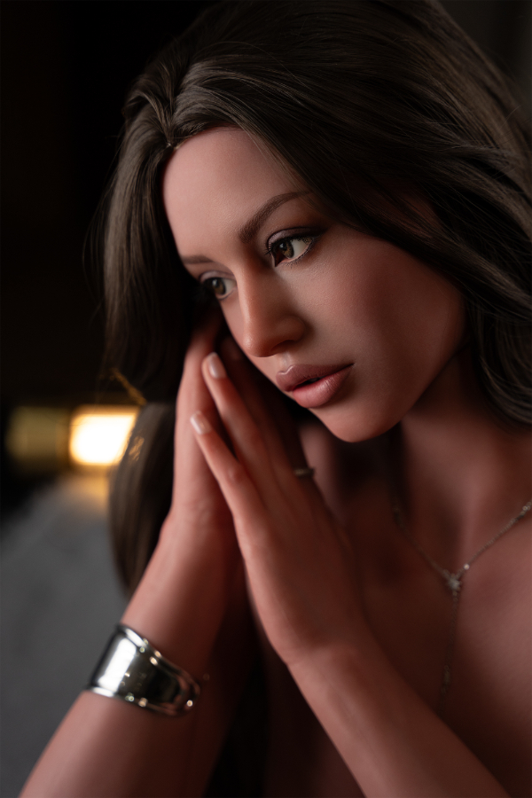 Realistic European-style sexy silicone sex doll AZM965