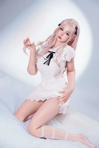 Cute Asian Pink Sex Doll Winona